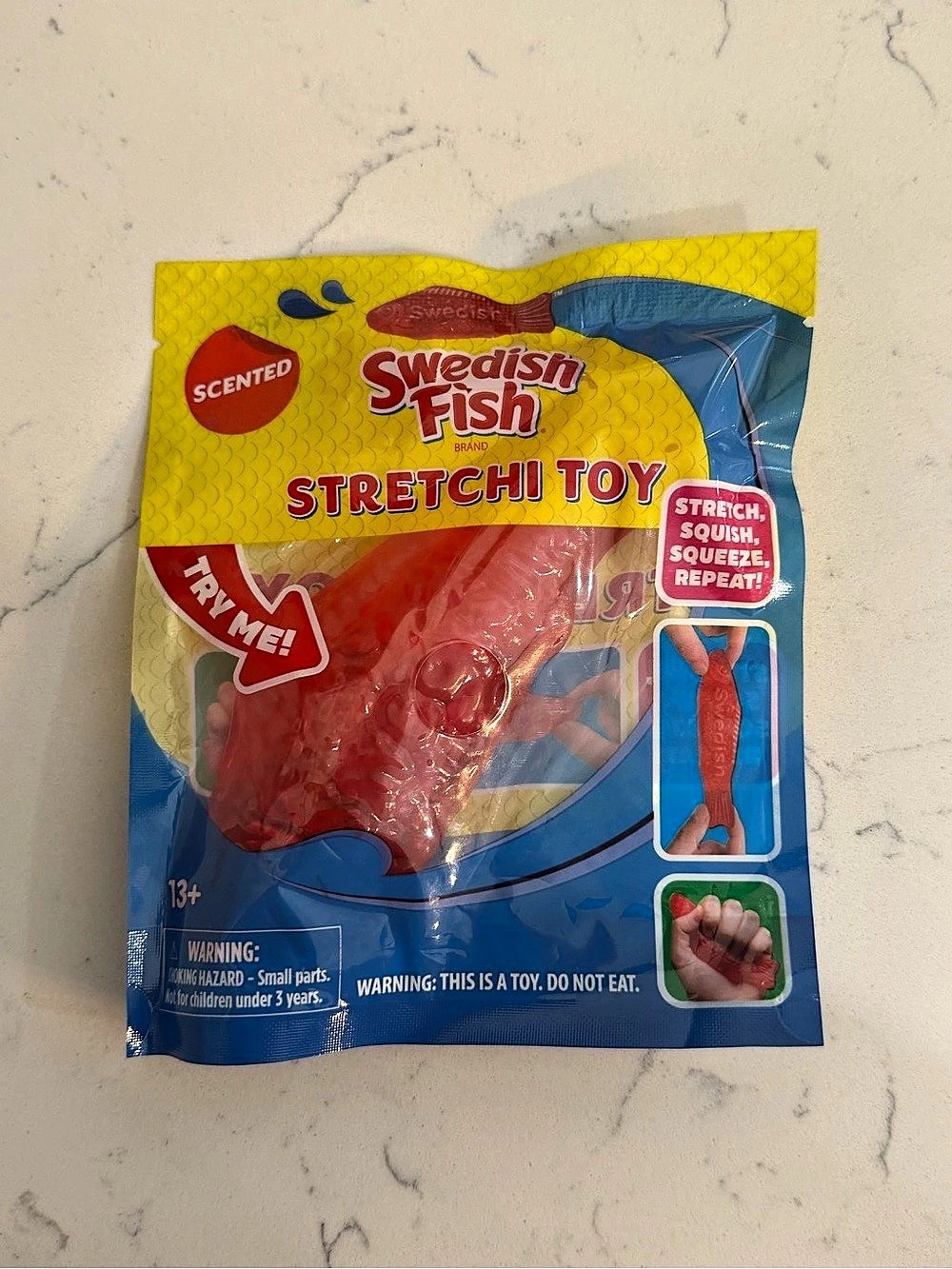 Swedish Fish Stretch Toy Scented Red NWT